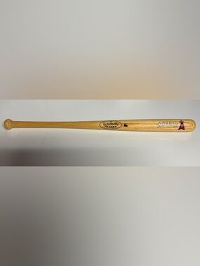 Louisville Slugger Natural Wood 18 Inches Los Angeles Angels Mini Baseball Bat